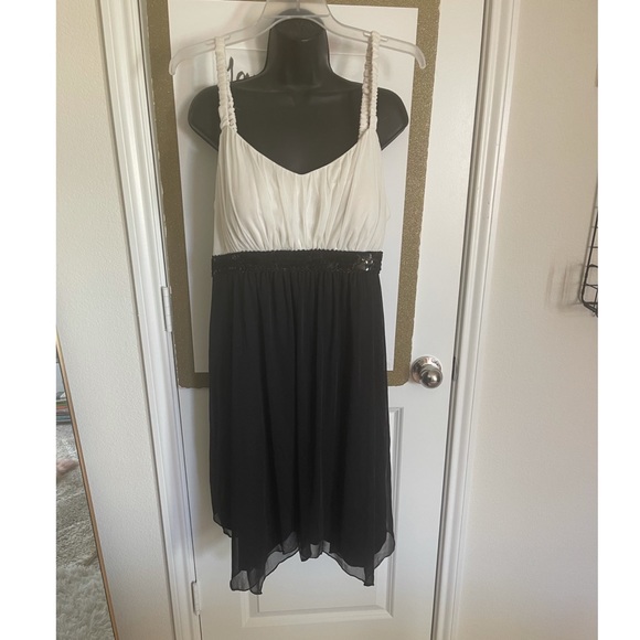 Enfocus Studio Black and White Party Dress - Picture 1 of 3